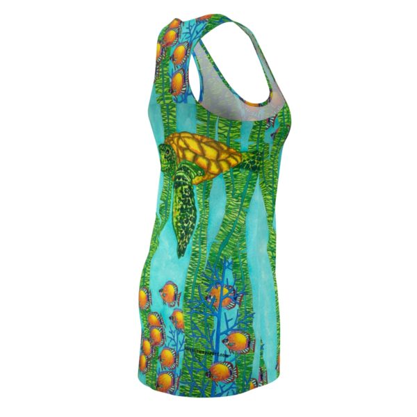 Women's Racerback Dress,  Green Flash - Image 4