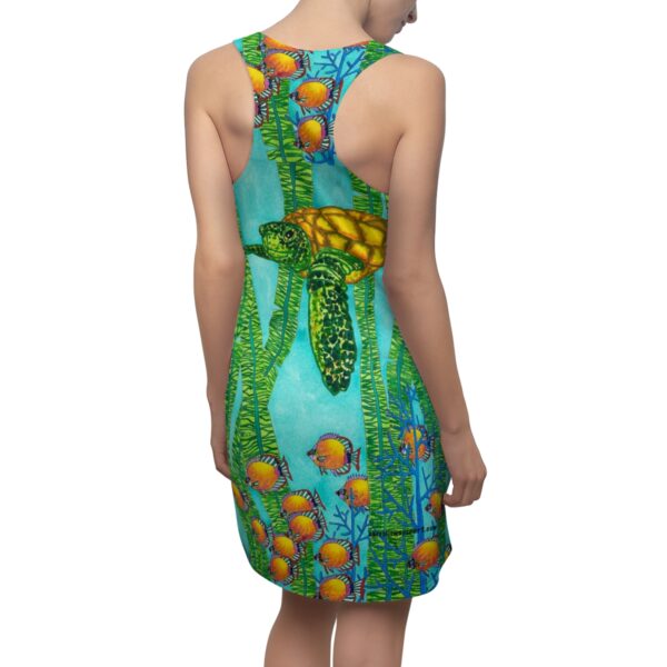 Women's Racerback Dress,  Green Flash - Image 7