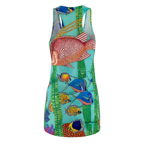 Women's Racerback Dress, Tropical Splendor - Image 2