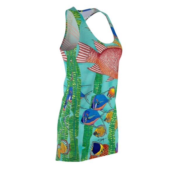 Women's Racerback Dress, Tropical Splendor - Image 3