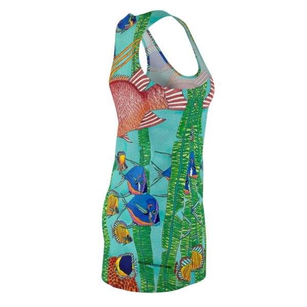 Women's Racerback Dress, Tropical Splendor - Image 4