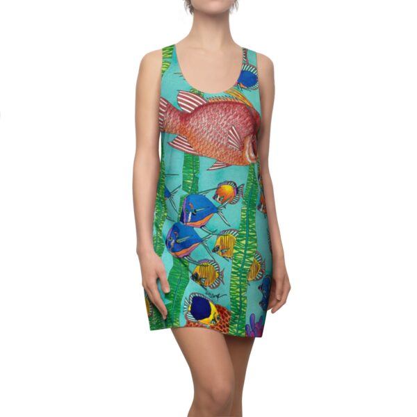 Women's Racerback Dress, Tropical Splendor - Image 5