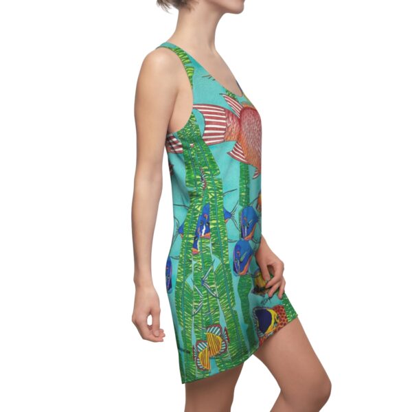 Women's Racerback Dress, Tropical Splendor - Image 6