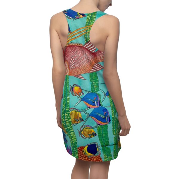 Women's Racerback Dress, Tropical Splendor - Image 7