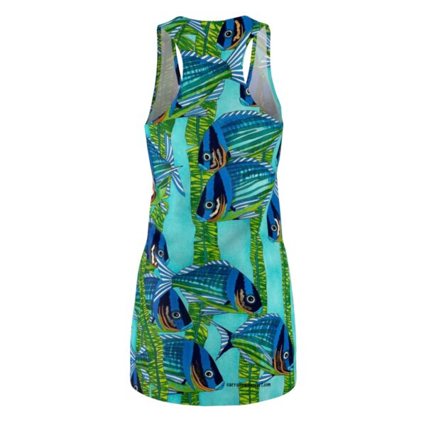 Women's Racerback Dress, In School in Paradise - Image 2