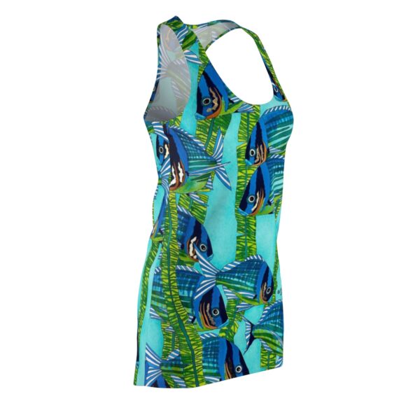 Women's Racerback Dress, In School in Paradise - Image 3