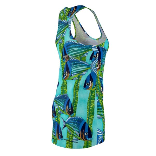 Women's Racerback Dress, In School in Paradise - Image 4