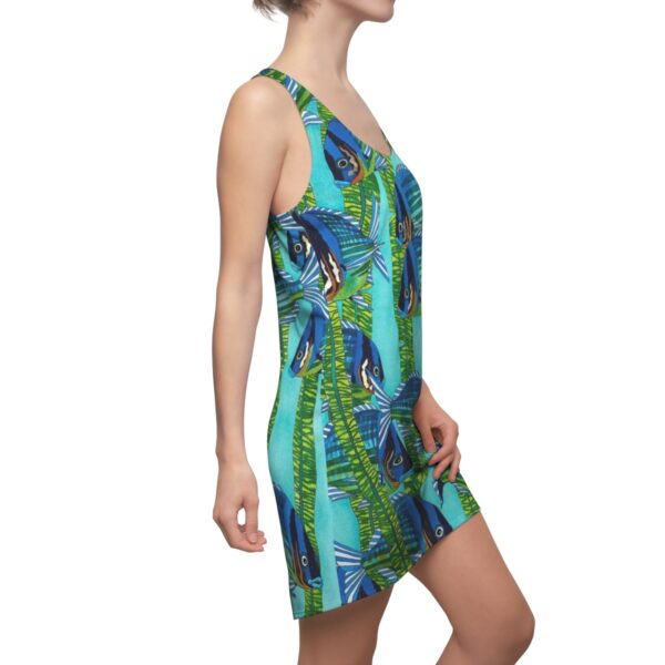 Women's Racerback Dress, In School in Paradise - Image 6