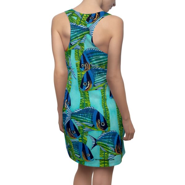 Women's Racerback Dress, In School in Paradise - Image 7