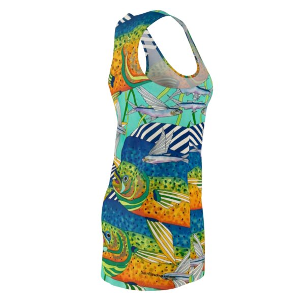 Women's Racerback Dress, Fishing Fun - Image 4