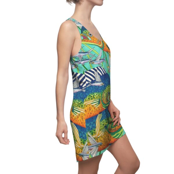 Women's Racerback Dress, Fishing Fun - Image 6