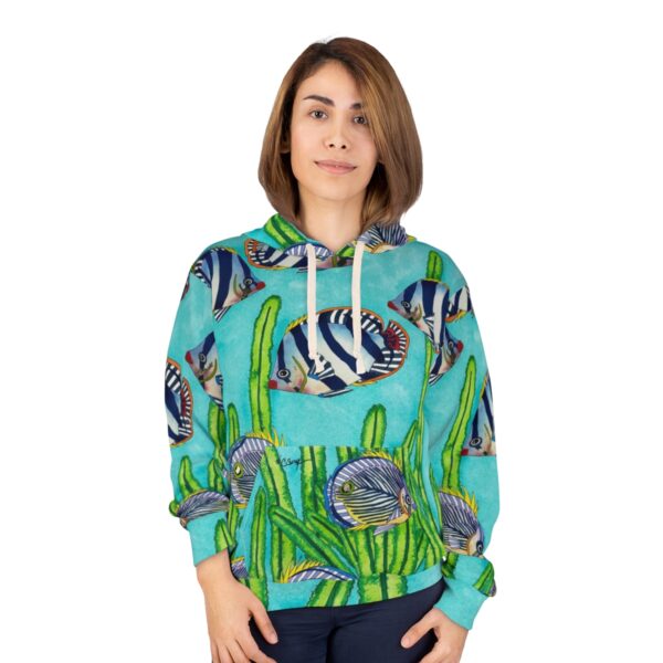 Unisex Pullover Hoodie, Magic Garden - Image 3