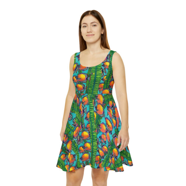 Women's Skater Dress, Gulf Streaming - Image 2