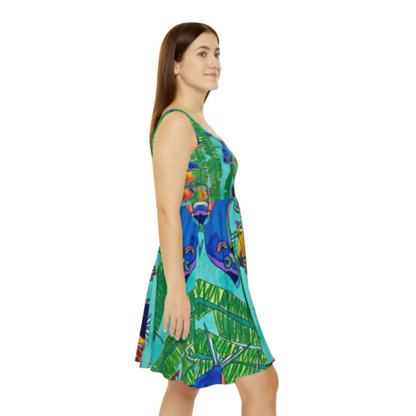 Women's Skater Dress, Tropical Splendor