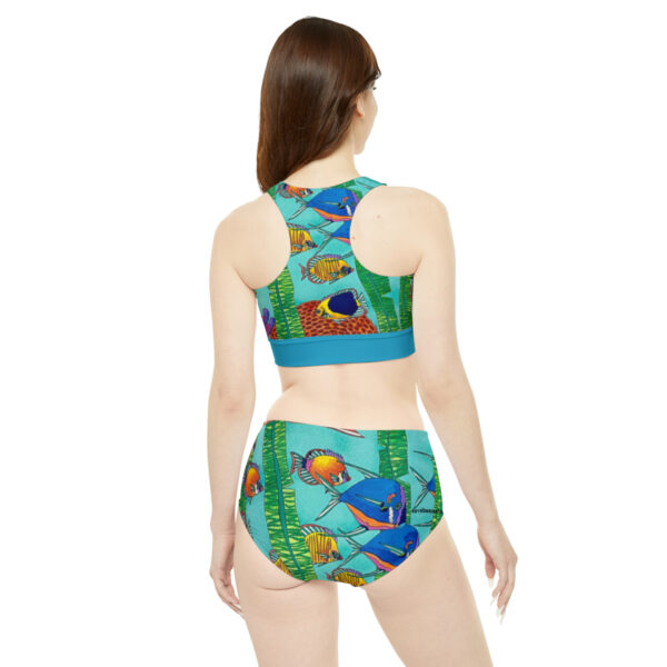 Sporty Bikini Set, Tropical Splendor - Image 4