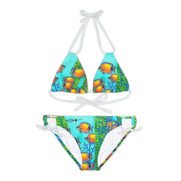 Strappy Bikini Set, Green Flash