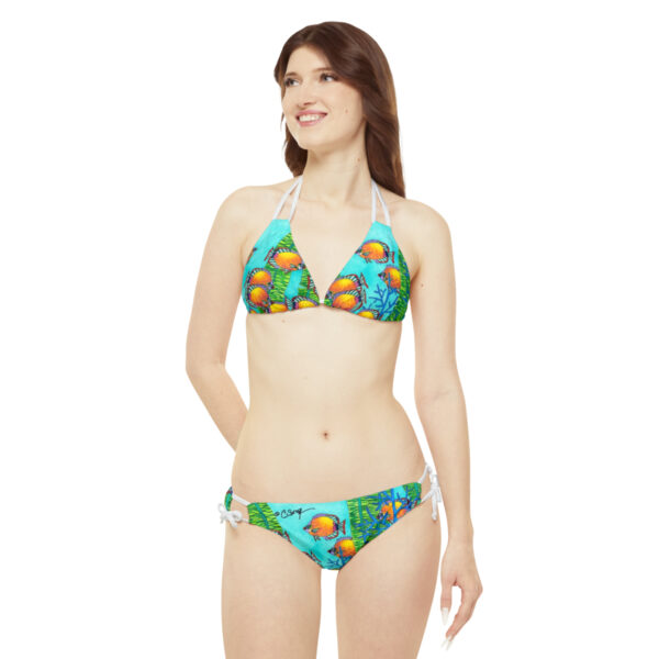 Strappy Bikini Set, Green Flash - Image 3