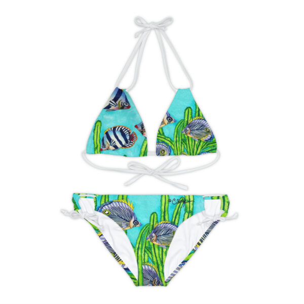 Strappy Bikini Set, Magic Garden