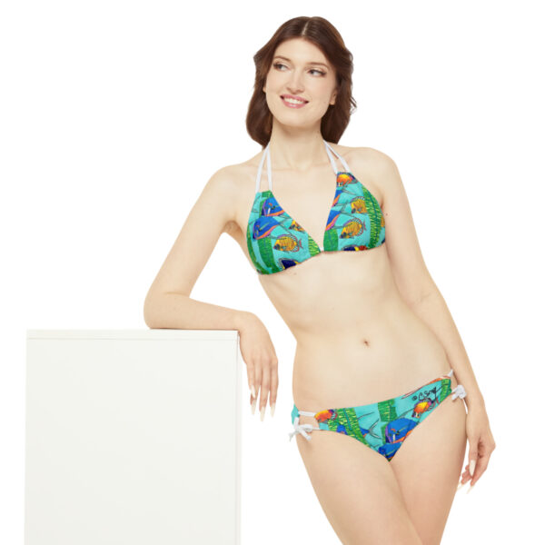 Strappy Bikini Set, Tropical Splendor - Image 4