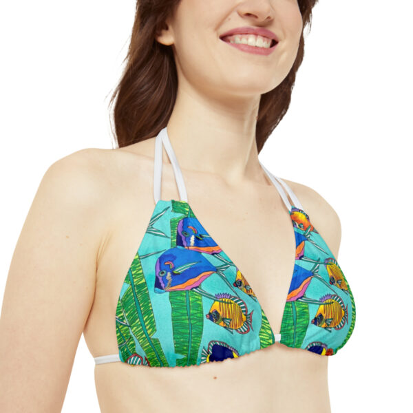 Strappy Bikini Set, Tropical Splendor - Image 6