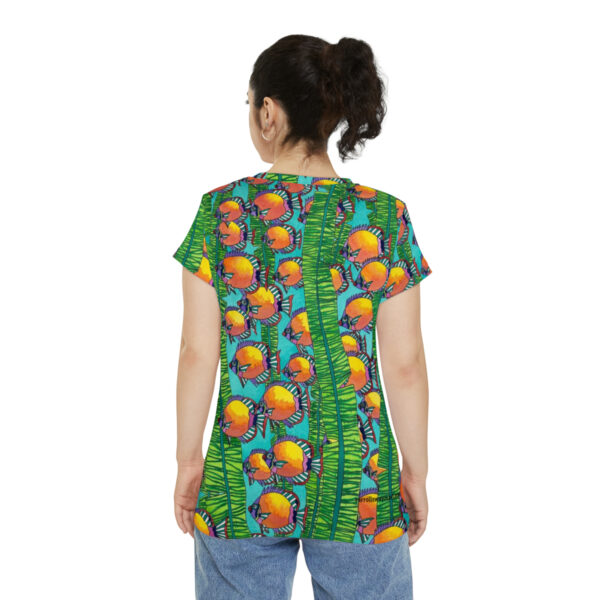 Women's Short Sleeve Shirt, Gulf Streaming - Image 6