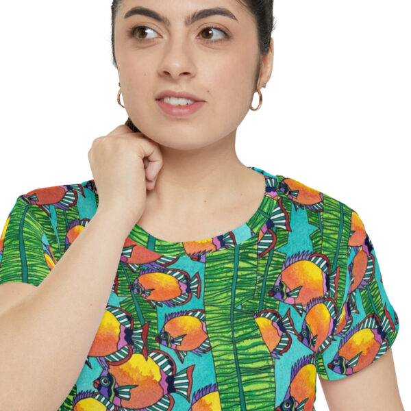 Women's Short Sleeve Shirt, Gulf Streaming - Image 7