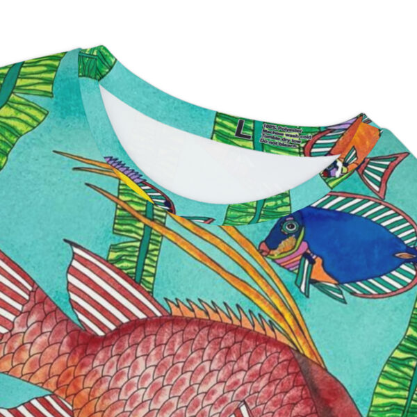 Women's Short Sleeve Shirt, Tropical Splendor - Image 4