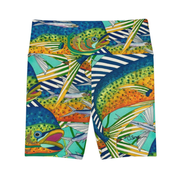 Women's Workout Shorts, Fishing Fun