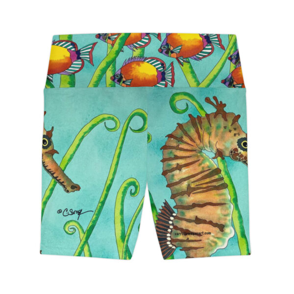 Women's Workout Shorts, Hide & Seek - Image 2