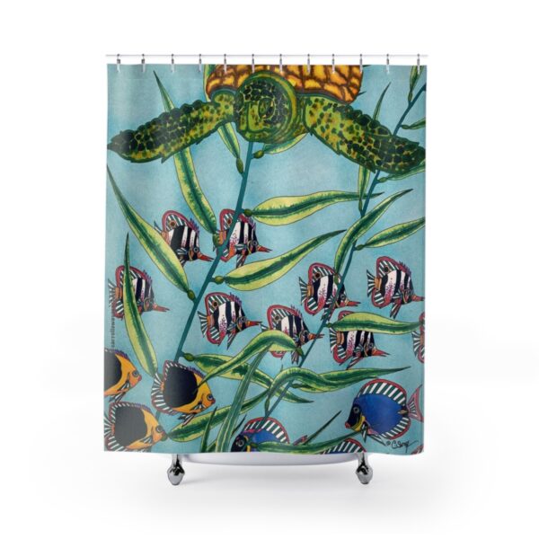 Original Shower Curtain design by © Carroll Swayze "Life is a Dance" - Image 2