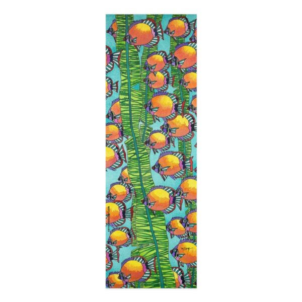 Original Foam Yoga Mat design by © Carroll Swayze "Gulf Streaming" - Image 2