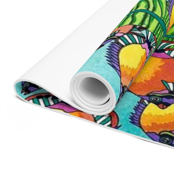 Original Foam Yoga Mat design by © Carroll Swayze "Gulf Streaming" - Image 4