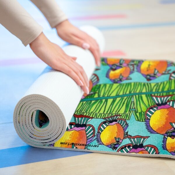 Original Foam Yoga Mat design by © Carroll Swayze "Gulf Streaming"