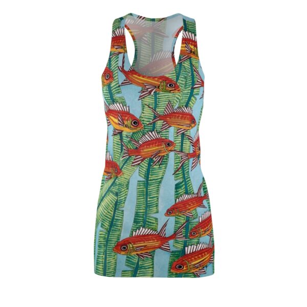 Swayze Women's Racerback Dress "Calm Ocean"