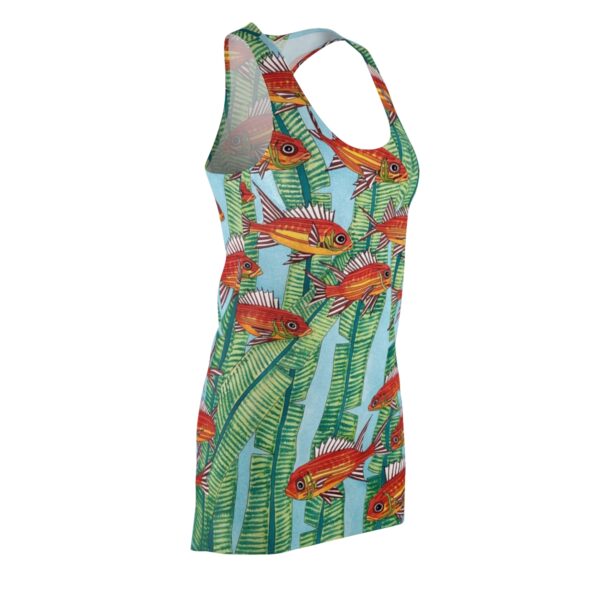 Swayze Women's Racerback Dress "Calm Ocean" - Image 3