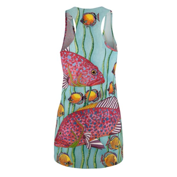 Swayze Women's Racerback Dress "Tropical Friends" - Image 2