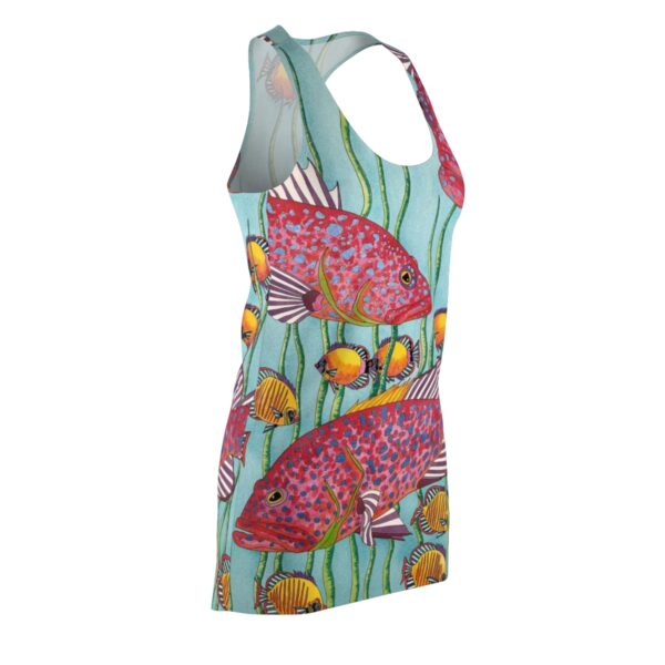 Swayze Women's Racerback Dress "Tropical Friends" - Image 3