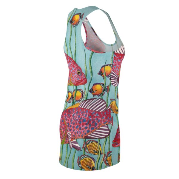 Swayze Women's Racerback Dress "Tropical Friends" - Image 4