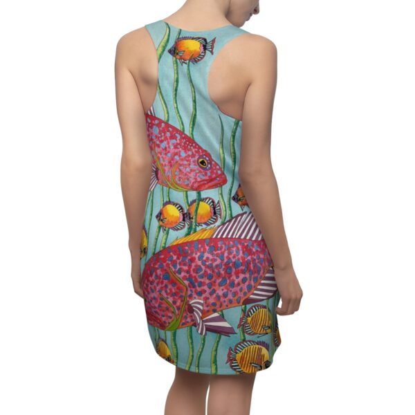 Swayze Women's Racerback Dress "Tropical Friends" - Image 7