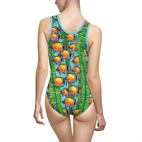 Swayze Women's Classic One-Piece Swimsuit "Gulf Streaming" - Image 2